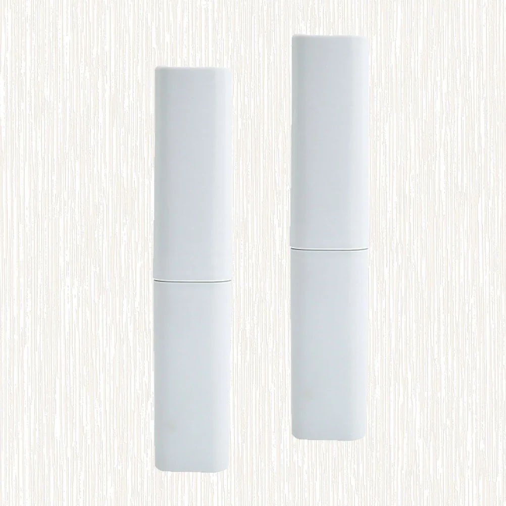

2 Pcs Compact Toothbrush Holder Case Dental Equipment Portable Travel Rack for Backpacking Container