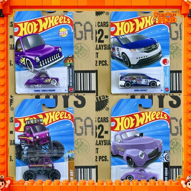 

2026G Genuine Hot Wheels 2026 Mainline '41 Willys Coupe Purple 1:64 Scale Die-Cast Collectible Car Model Toy Gift