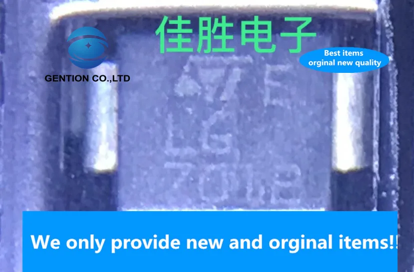 30PCS 100% New original SM6T7V5CA silver plated pin bidirectional transient tube DO214AA silk screen LG real picture