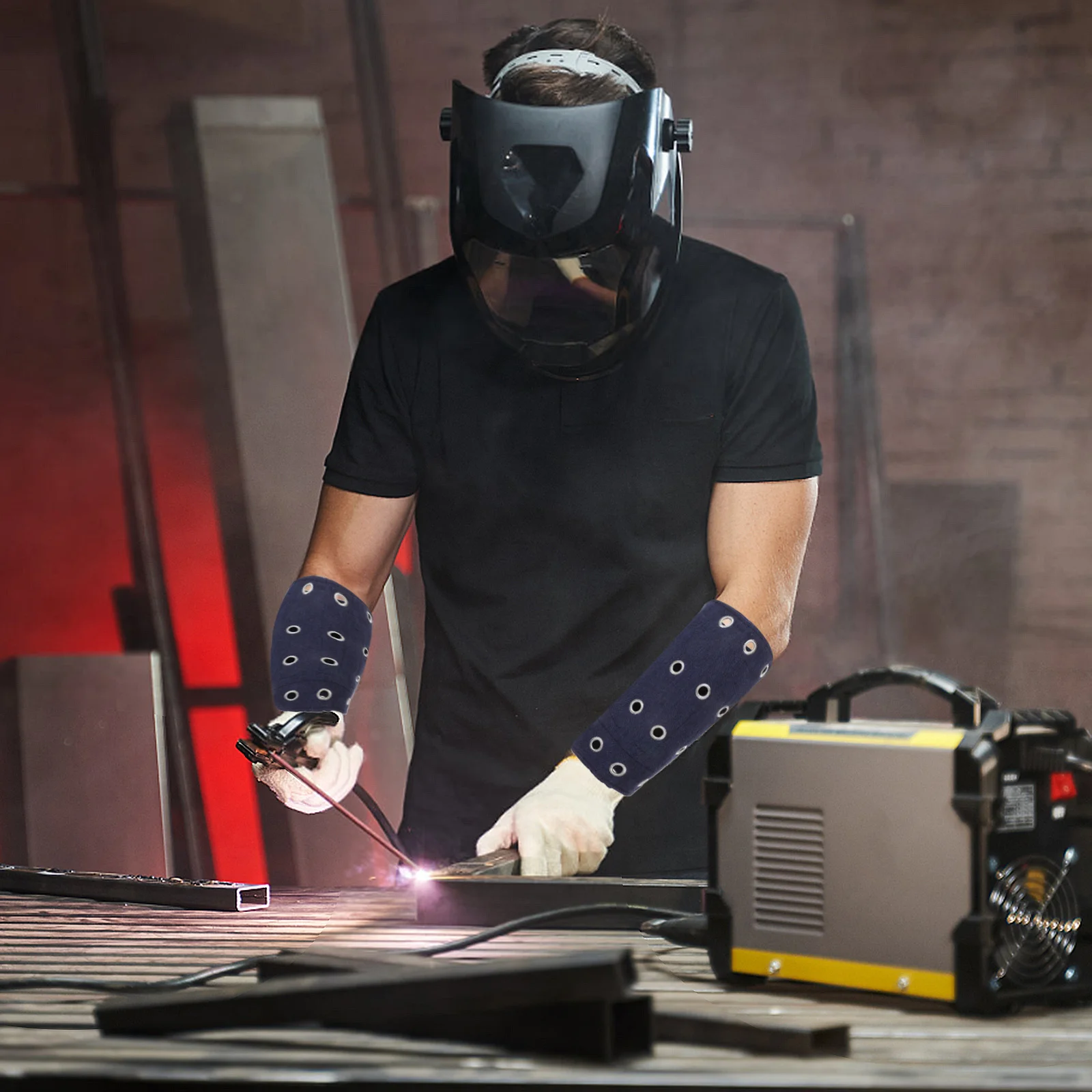 

1 Pair Cut Resistant Arm Sleeves Thick Denim Protective Guards For Work Skin Protection Sleeve Men Women Forearm Protector