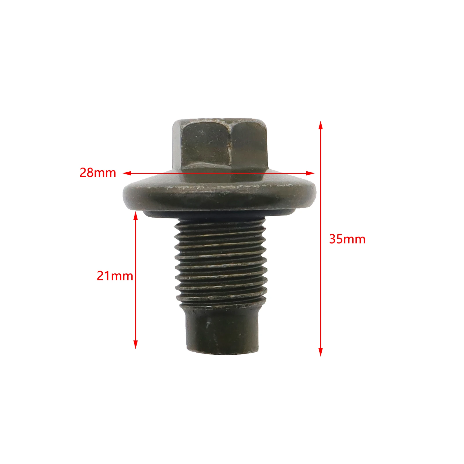 Ereck-limpiaparabrisas de motor de coche, rosca de drenaje de aceite, juntas de sumidero, tornillo de perno para Citroen, Fiat, Ford, Land Rover,