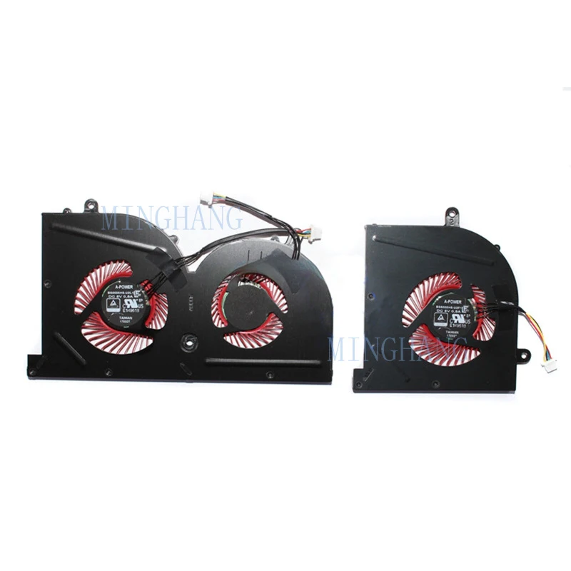 M  New for MSI GS63 GS63VR GS73 GS73VR CPU + GPU Cooling FAN