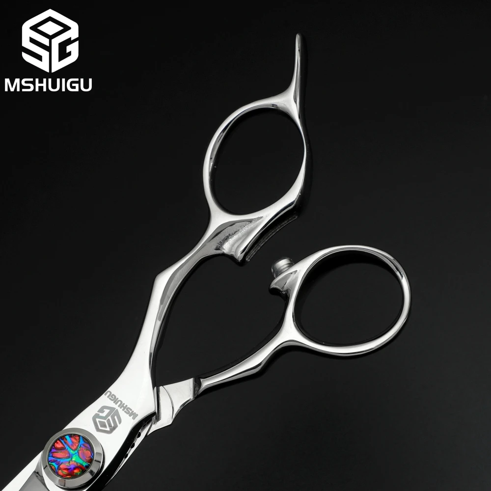 MSHUIGU Professionelle Friseurschere, 15,2 cm, multifunktionale Haarausdünnungsschere, japanischer VG10-Stahl, Salon-Haarwerkzeuge – Detail 32