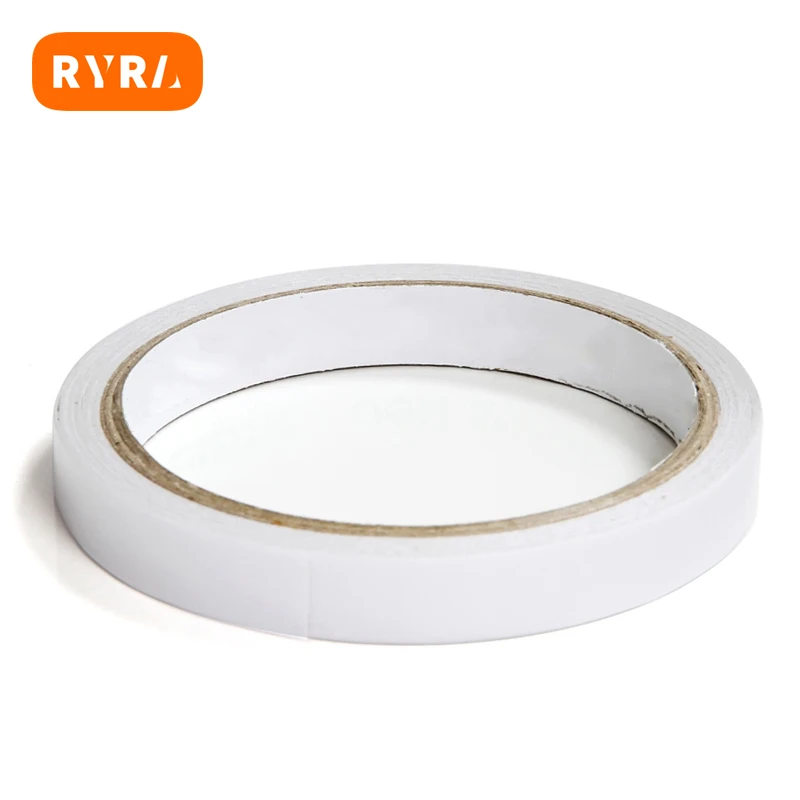 White Double Sided Tape Mounting Tape Ultra-thin Strong Adhesive Width 3mm 5mm 8mm 10mm 12mm 15mm 20mm 24mm 30mm 1 Roll