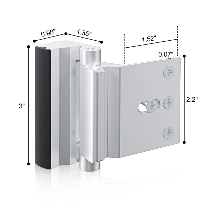 2 шт./упаковка, задняя крышка из алюминиевого сплава
