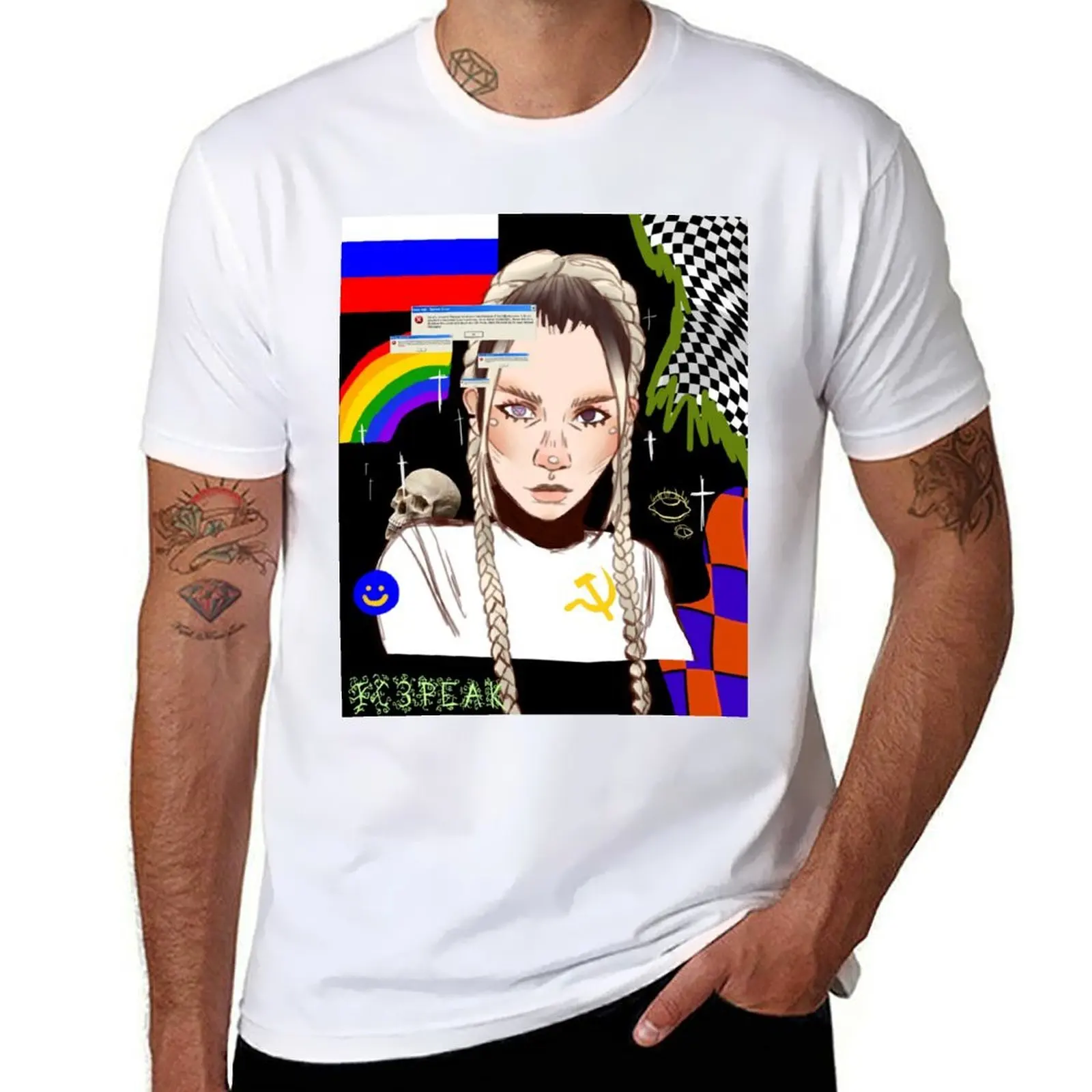 

Nastya Kreslina IC3PEAK T-Shirt man tshirt t shirt for man 100 percent cotton T-Shirt