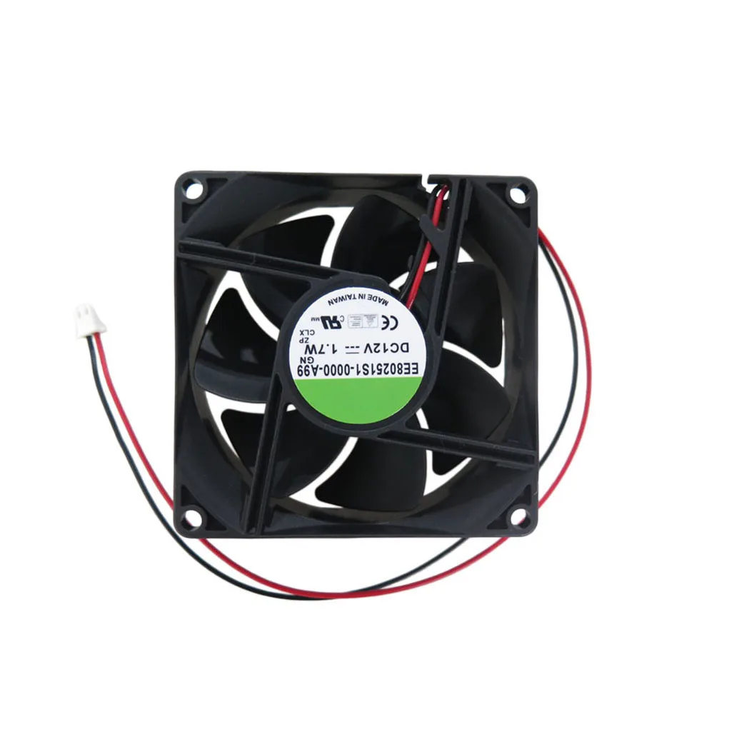 For SUNON EE80251S1-0000-A99 DC12V 1.7W 2PIN 2Lines Cooling Fan