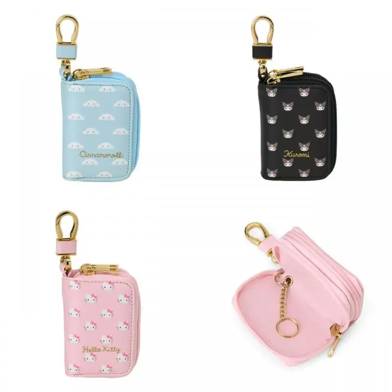 

Sanrio Keychain Hello Kitty Mymelody Japanese Kawaii Car Key Storage Bag Coin Wallet Keychain Girlfriend Birthday Gift