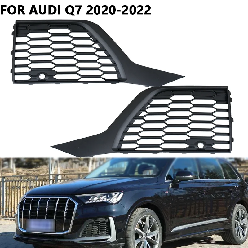 

Fog Lamp Assembly Front Bumper Fog Light Grille Cover For Audi Q7 2020 2021 2022 Sedan 4M0890681B 4M0890682B