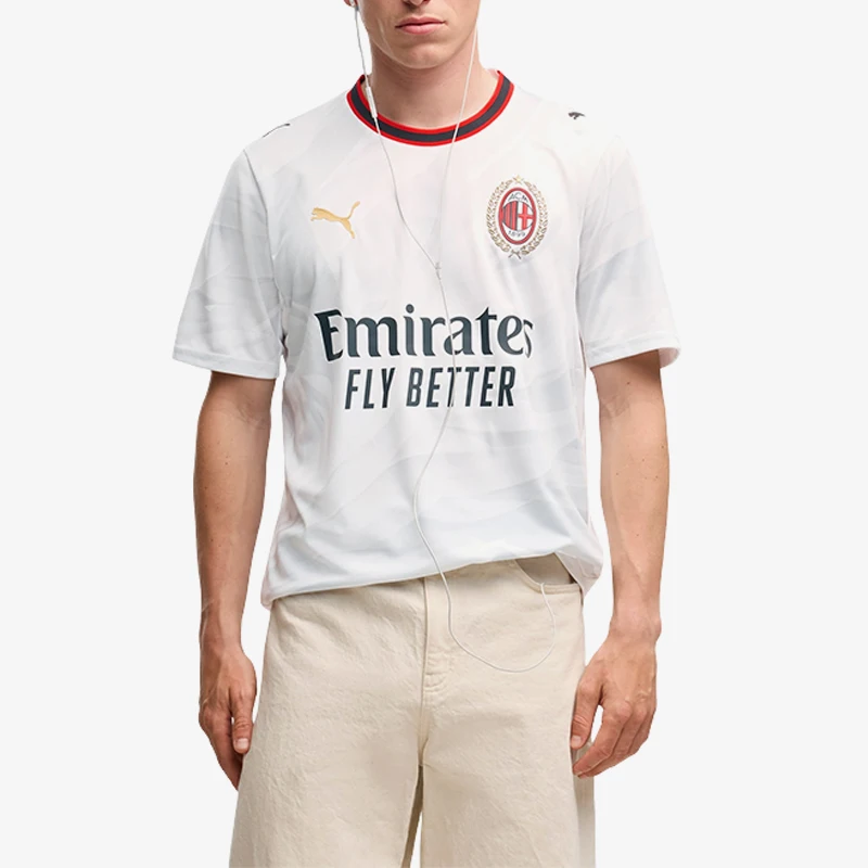 Puma genuine men's short sleeved round neck sleeve with moisture absorbing football short sleeved T-shirt 784130-02