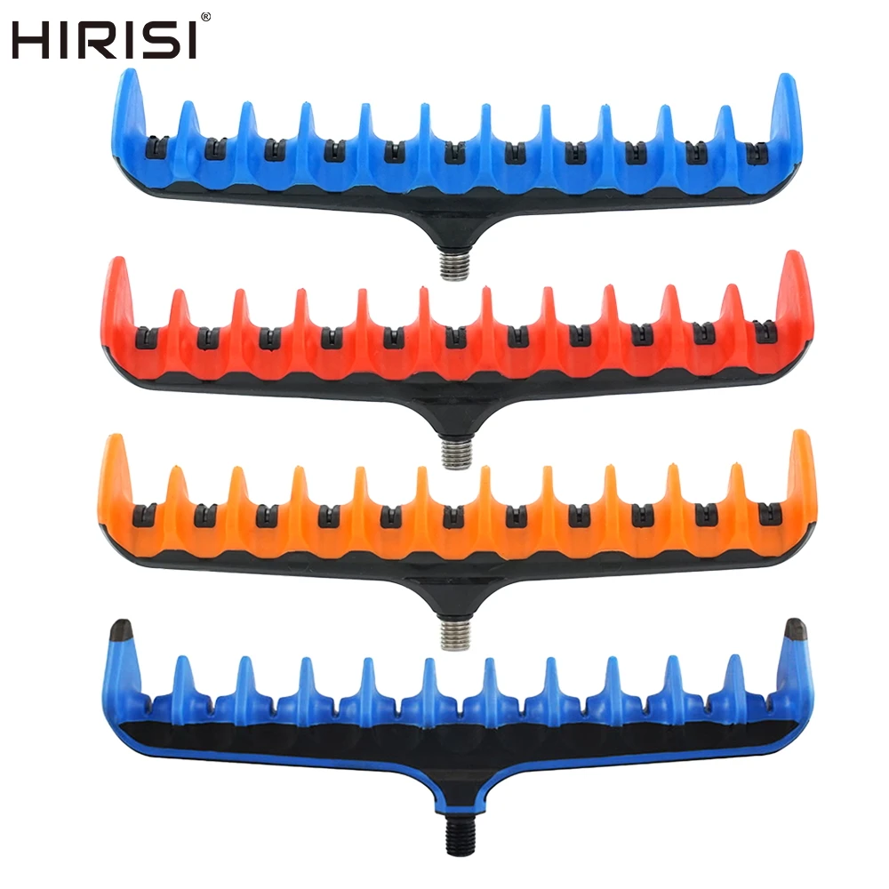 

Hirisi 11 Holes Carp Fishing Rod Rest Head Butt Rod Holder Fishing Gripper for Fishing Buzz Bar AC404 Fishing Accessories