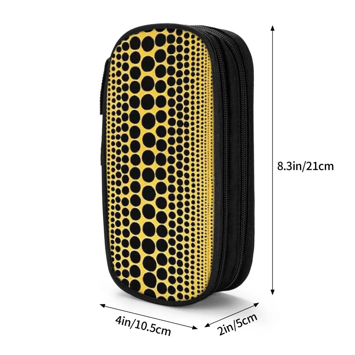 Yayoi Kusama Pumpkin Abstract Art Pencil Case for Kids School Pen Box Pencil Bag Stationery Supplies Pen Holder Bag