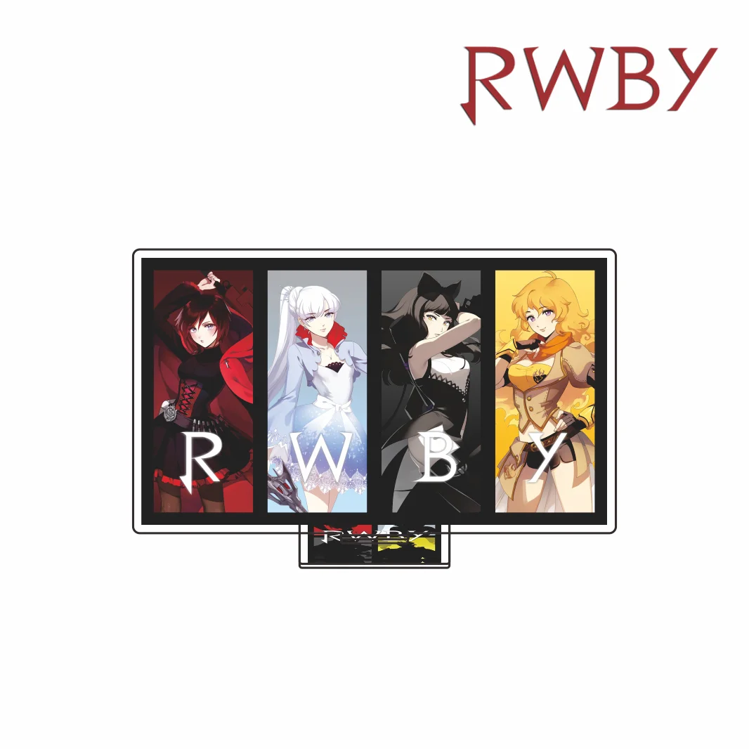 RWBY Series 2026 New Arrival 15cm Acrylic Stand Ruby Weiss Blake Yang Anime Character Desktop Ornament Collectible Gift Keychain