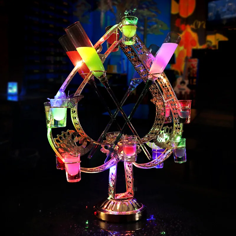 

Бар KTV Spade светодиодный светящийся держатель для чашки ночная атмосфера коктейльная чашка-пуля одна чашка металлическая полка