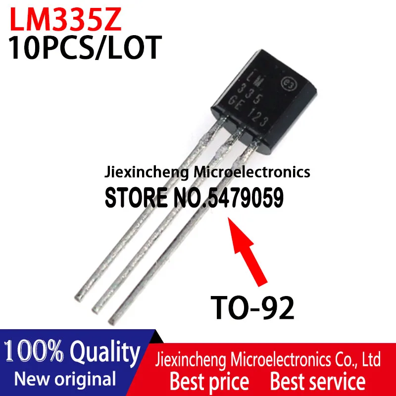 LM335Z TO92 LM335 New original Temperature sensor chip 10pcs/lot