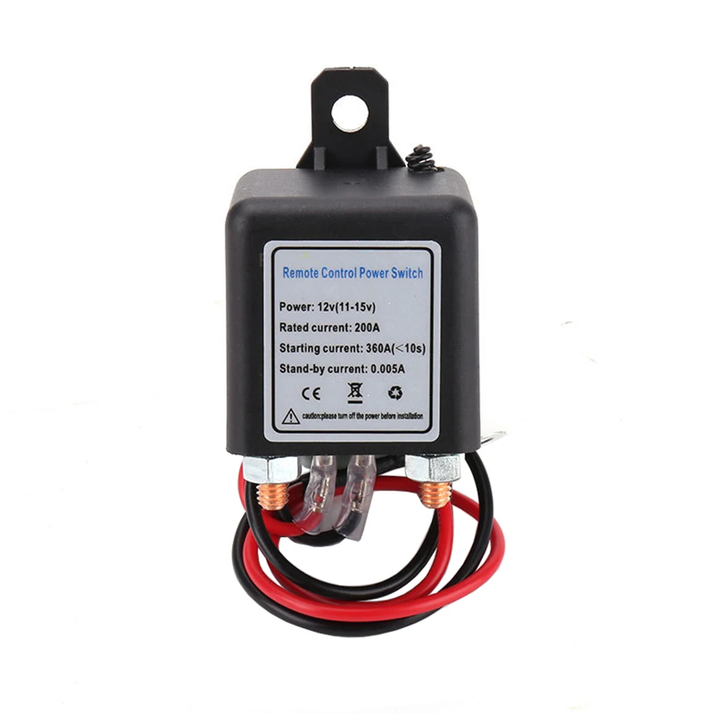 1PC 200A 12V24V car battery anti-leakage running relay car remote control power-off switch