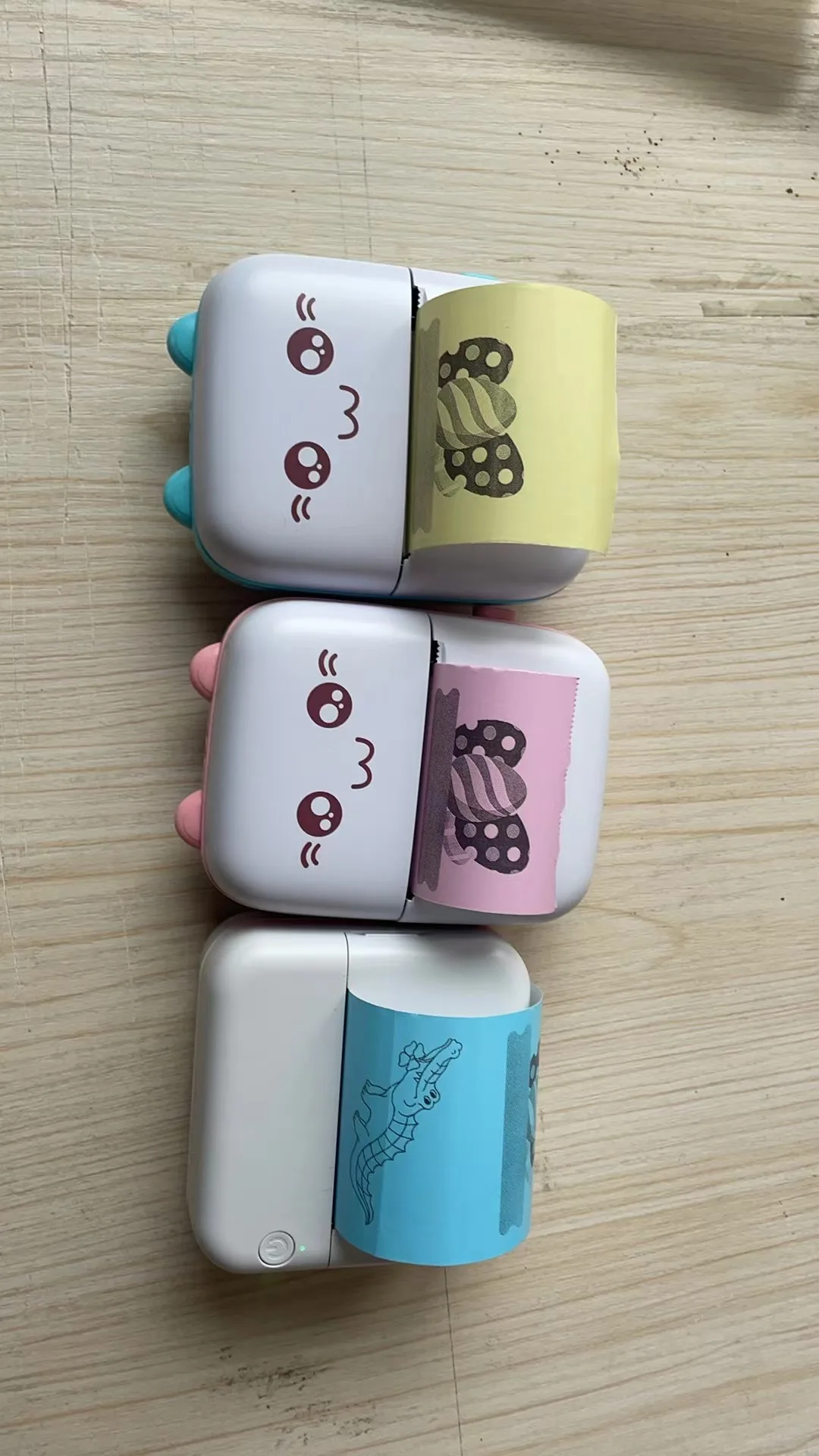 Цветная самоклеящаяся термобумага 57 мм, наклейка для этикеток, белая самоклеящаяся бумага для мини-термопринтера, домашний детский DIY