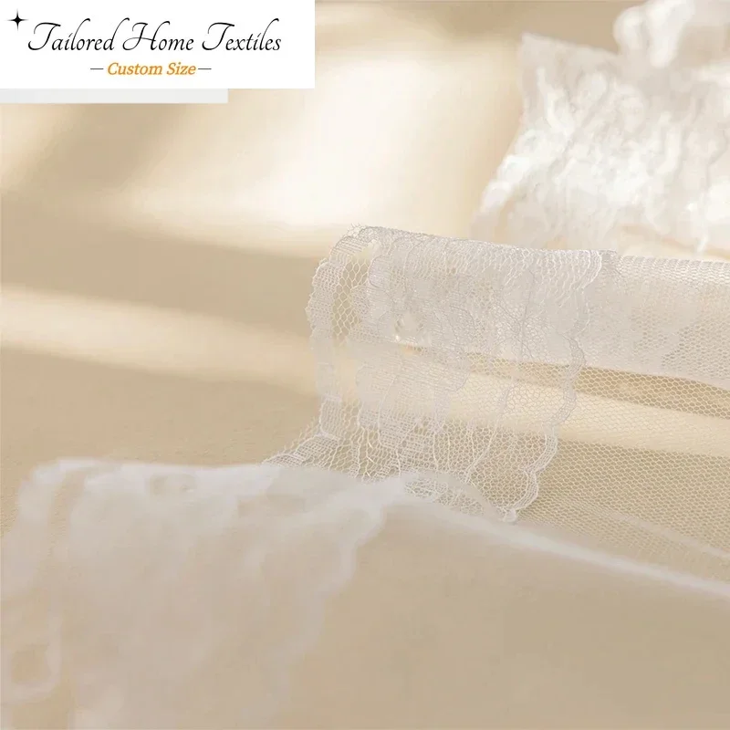 

Double Layer Blackout Curtains For Living Room Hall luxury Girl Bedroom Window Curtain With White Tulle Long Background Drapes
