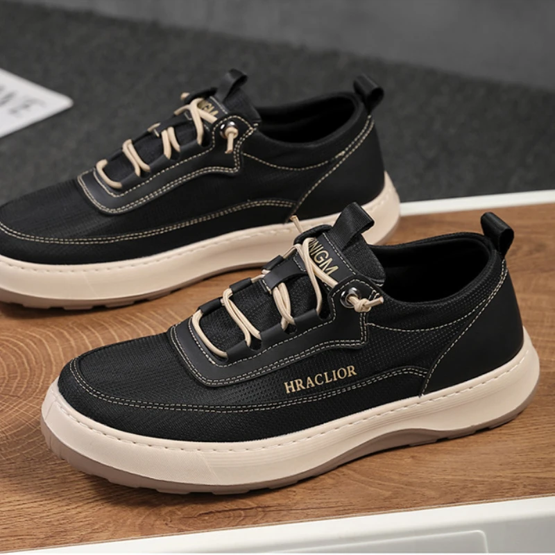 

Summer Men's Casual Shoes Cool Breathable Men's Sneakers Comfortable Lightweight Mens Canvas Shoes 2025 New Zapatillas De Hombre