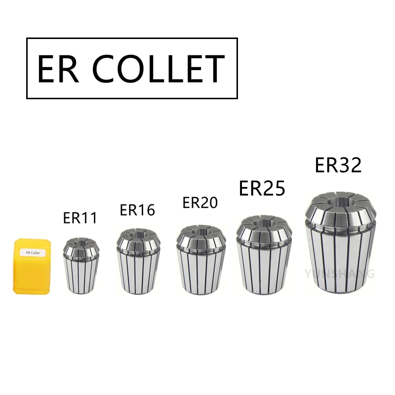 ER25 Collet ER11 ER16 ER20 ER32 Standard Accuracy Elastic ER Clamp Chuck For Holder Hardened Engraving Machine CNC Accessory