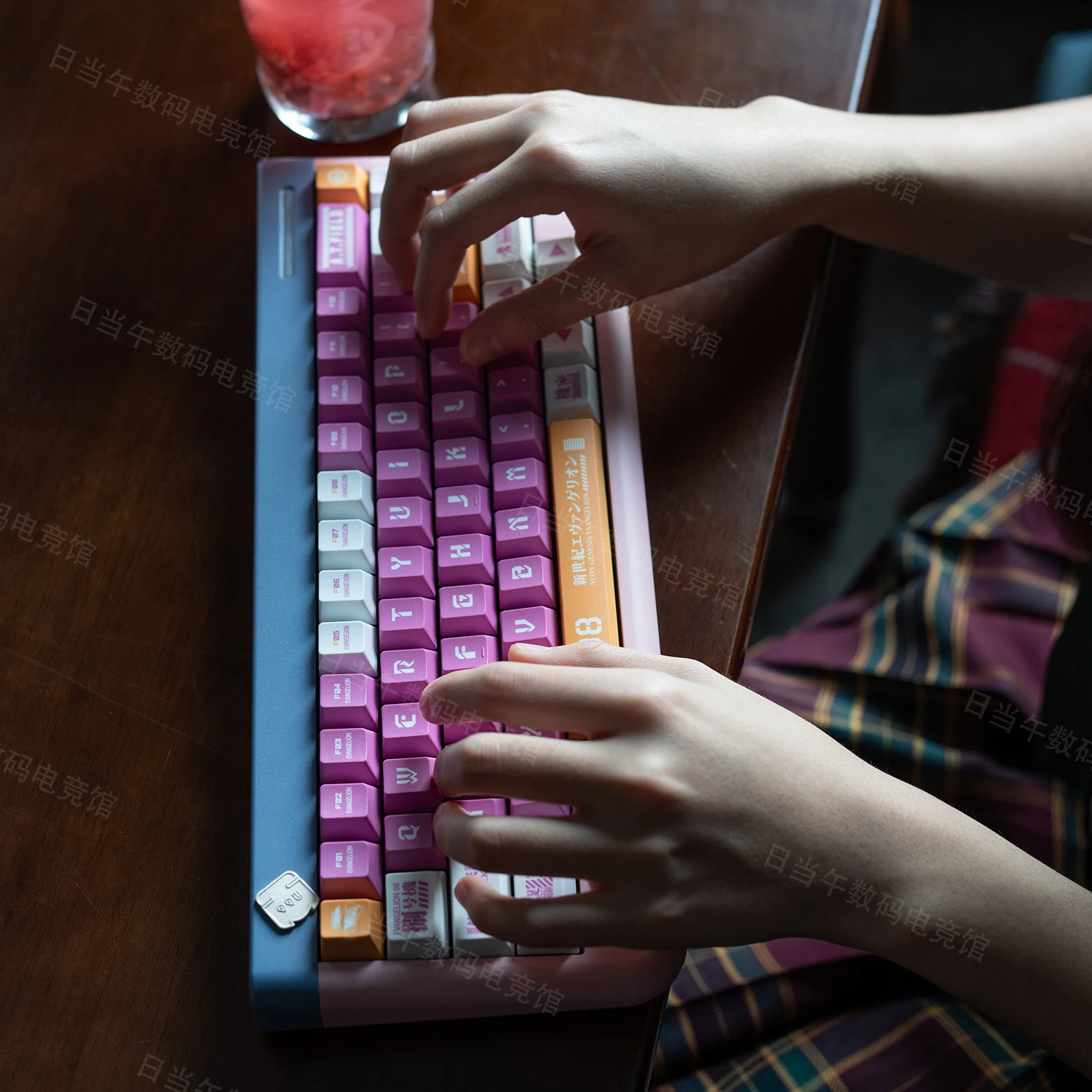 No. 8 machine theme original PBT five-sided sublimation keycap mechanical keyboard customized full set