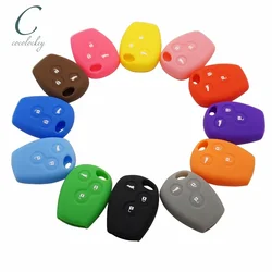 Cocolockey for Renault Trafic Vivaro Primastar Opel Movano Kangoo Logan 2 Clio 3 Buttons Silicone Keys Fob Car Key Cover Case