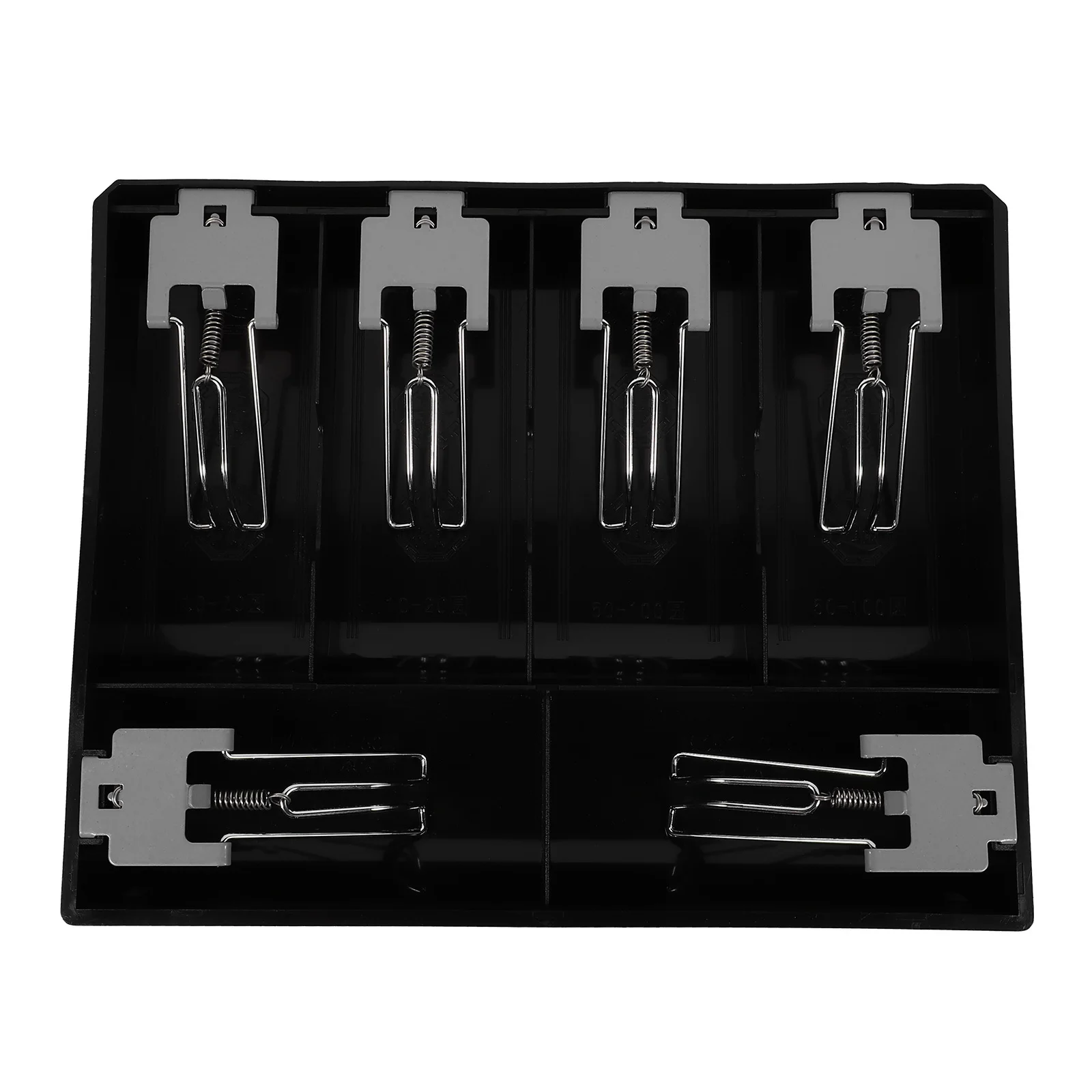 

Six-Grid Cash Drawer Tray Organizer Smooth Surface Easy Clean Multi Compartment Storage For Store Counter