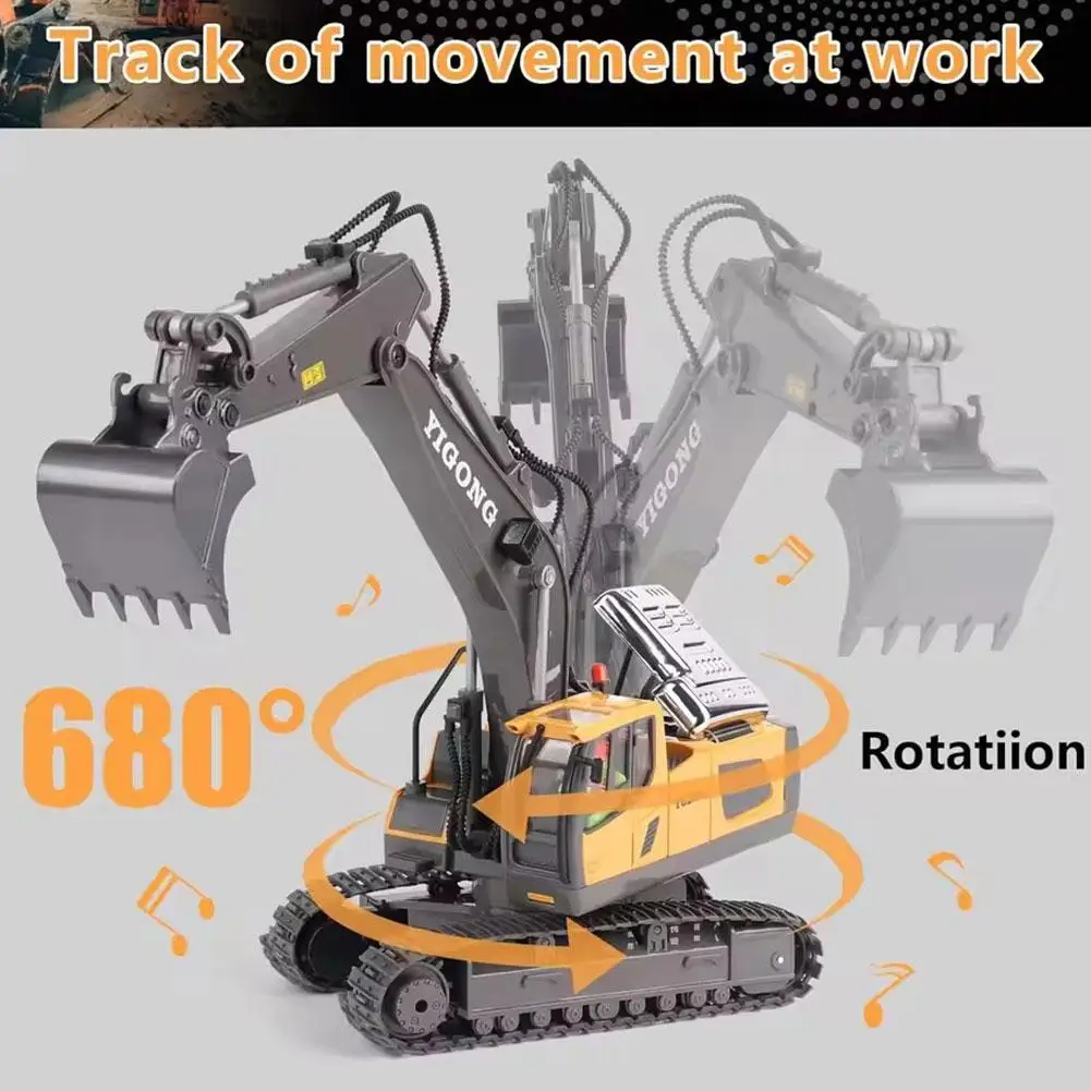 Kinderen Simulatie Speelgoed Auto Techniek Auto Graafmachine Speelgoed Vrachtwagen Onderwijs Kid's Vermogen Vroege Bulldozer Hands-on Cultiva E3Q3