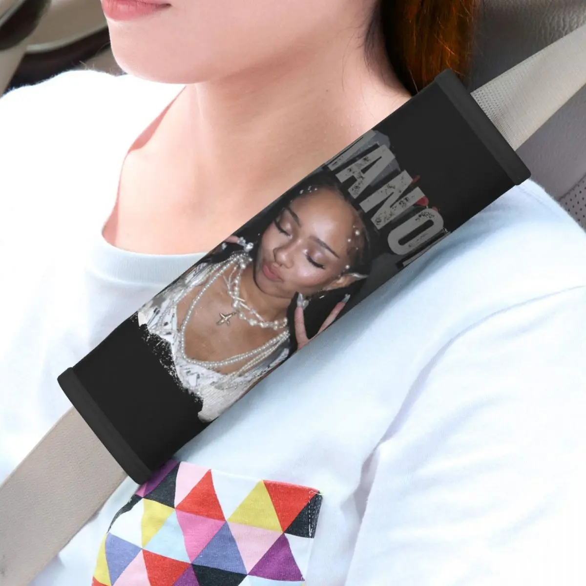 2 Pack Manon Katseyes Kpop Girl Group Car Seat Belt Pads Comfy Harness Pads Automotive SeatBelt Cover