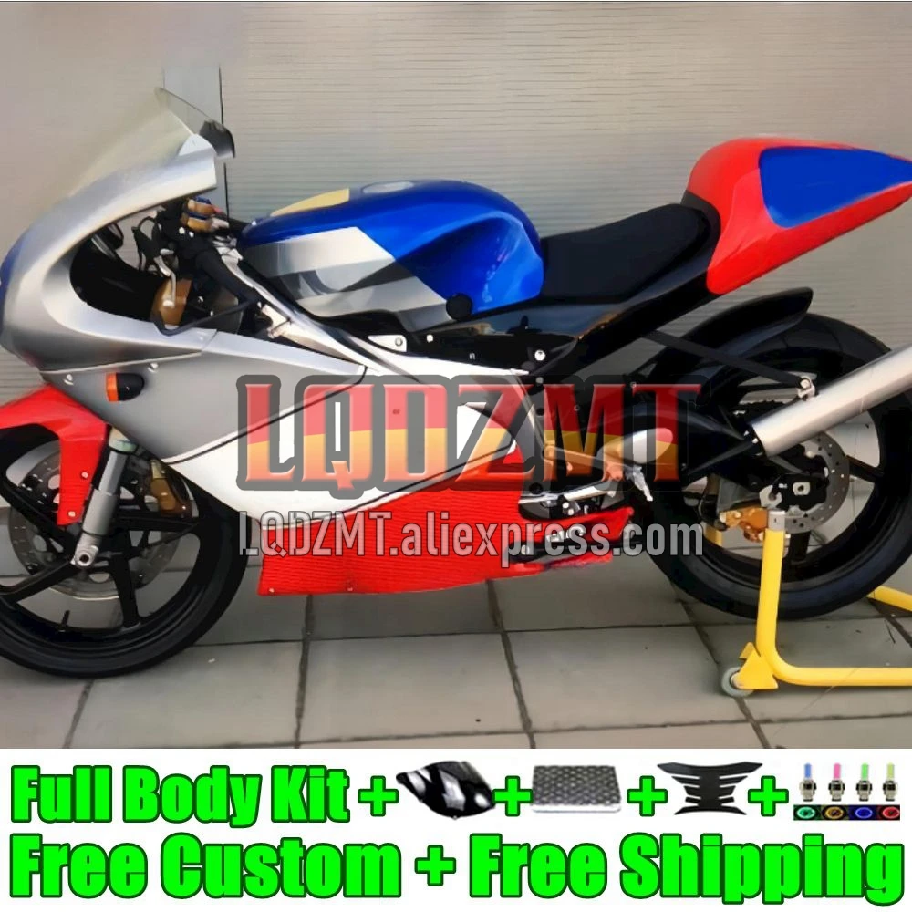 RS125R For Aprilia RS 125 RS4 RS-125 RS125 red silvery 1999 2000 2001 2002 2003 2005 12No.68 RSV125 99 01 02 03 04 05 Fairings