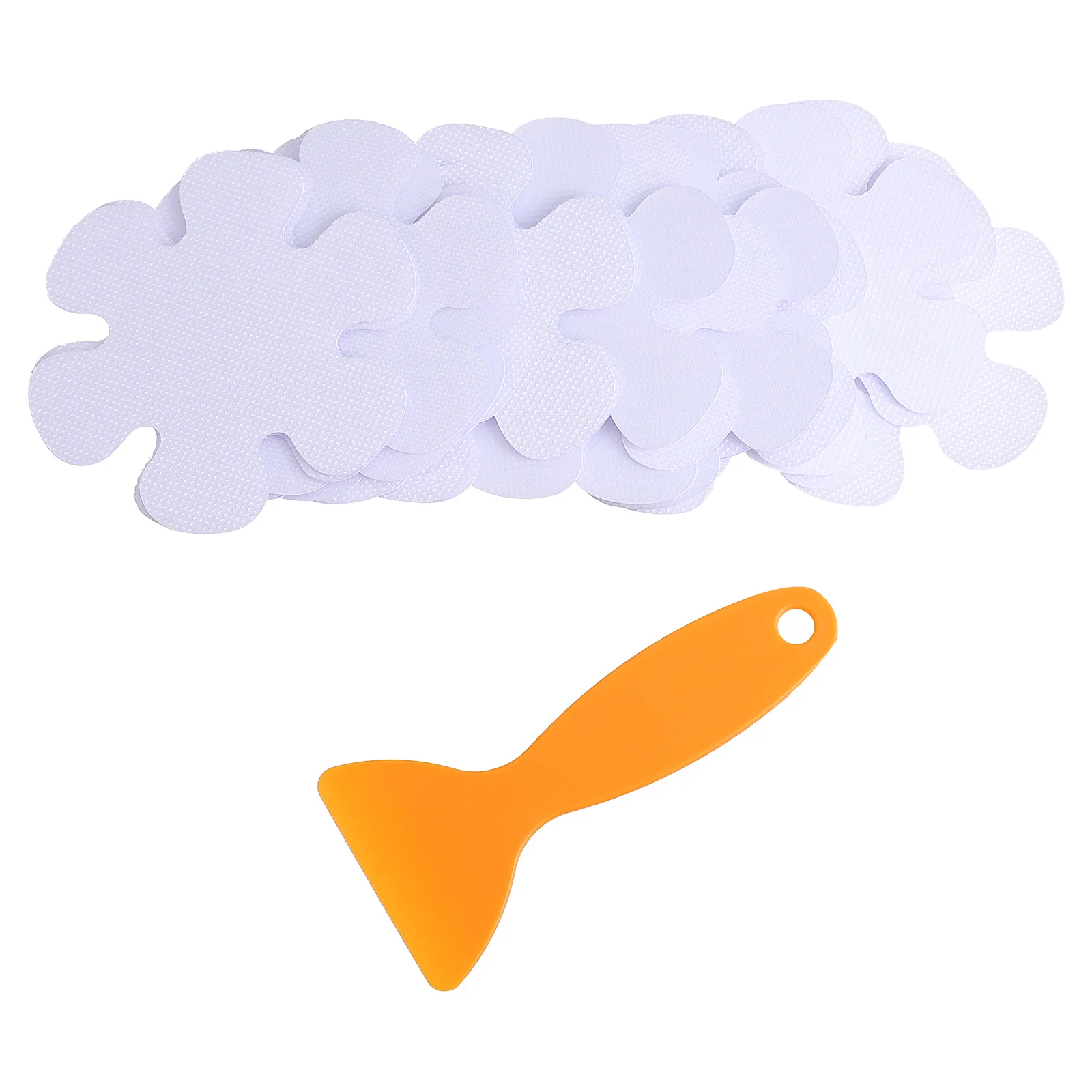 20 pezzi adesivi per vasca da bagno a forma di fiore adesivi antiscivolo adesivi per pavimento doccia decalcomanie bagno impermeabile antiscivolo di sicurezza