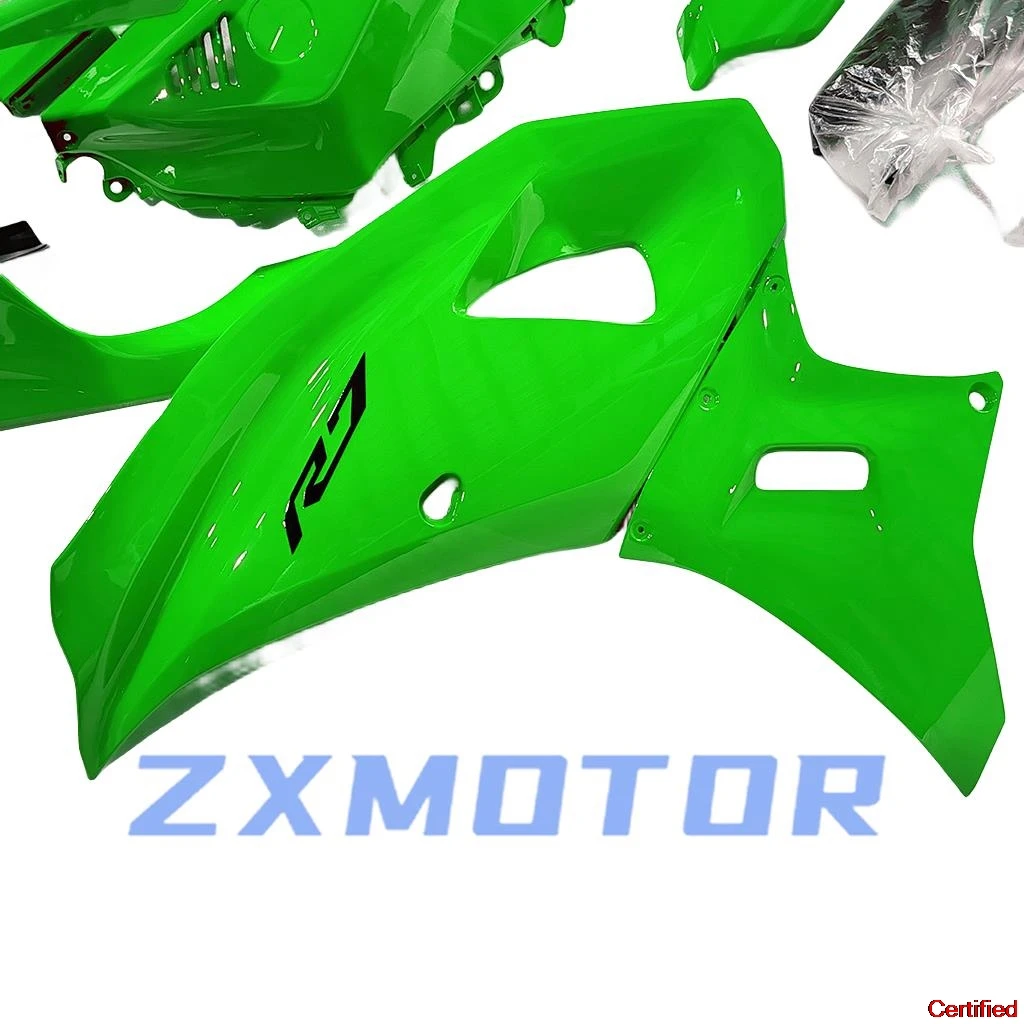 YZF-R7 2021 2022 2023 2024 Fairings لياماها YZF R7 21 22 23 24 الأخضر مخصص للدراجات النارية هدية KitFit
