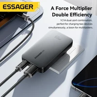 Essager Ultra Thin 65W GaN Travel Charger Quick Charge 4.0 PD3.0 PPS Portable Type C Charger For iPhone Samsung Macbook Laptop 3