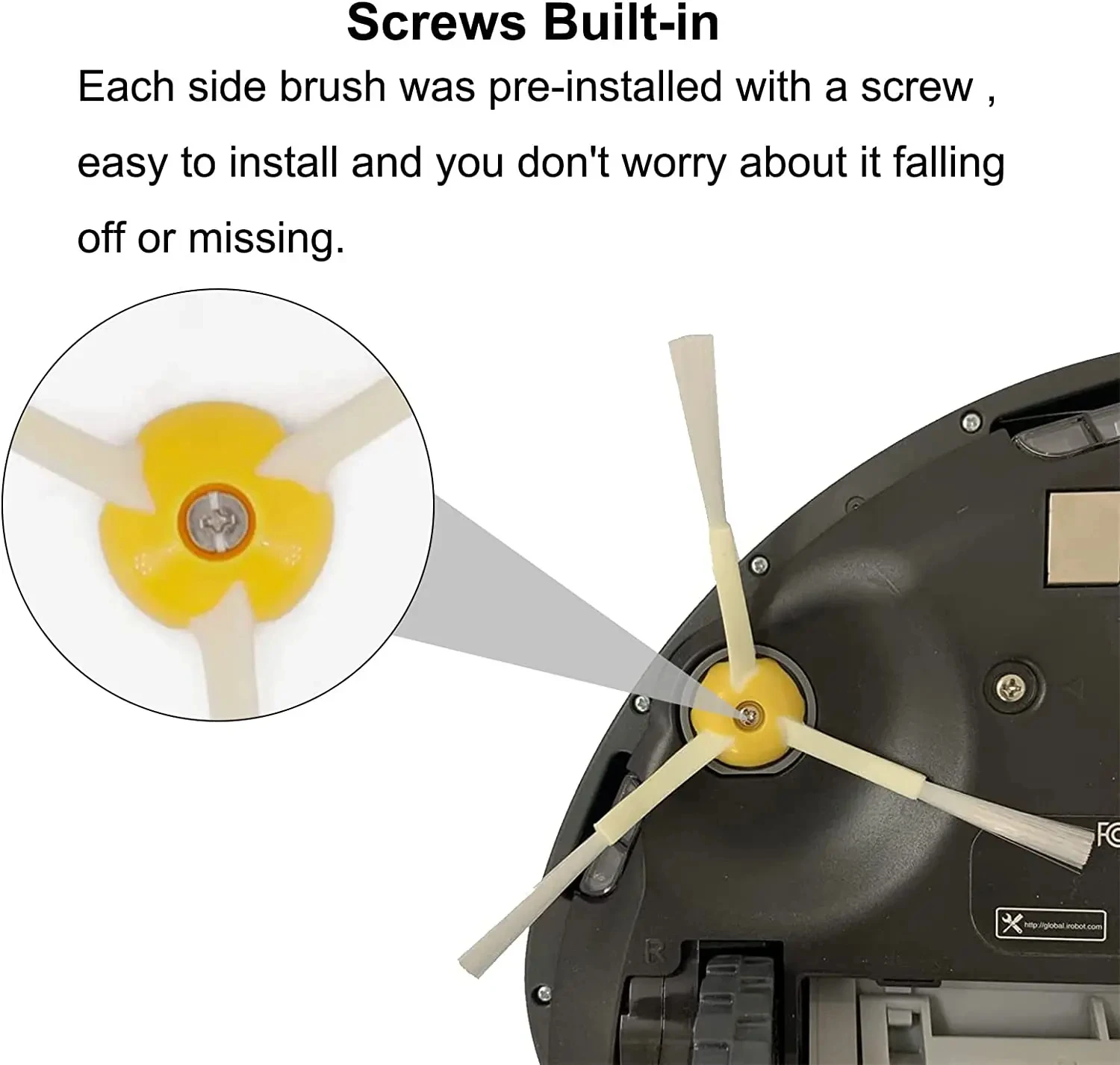 Side Brush Parts For iRobot Roomba 500 600 700 Series 550 560 650 670 675 692 694 770 780 Robotic Vacuum Cleaner Accessories