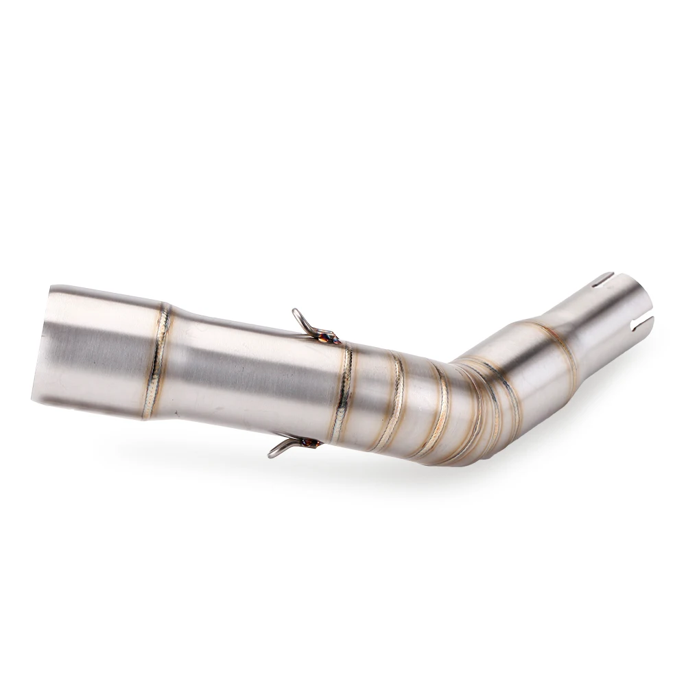 Motorcycle Slip on Exhaust Muffler Mid tub GTS300 Exhaust Pipe For GTS 300 2008-2021