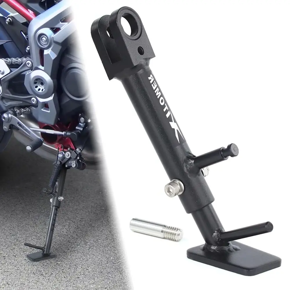 

For Kawasaki Z900 / ABS 2017-2025 Z900 SE 2023-2025 Z800 2016-2018 Motorcycle Adjustable Kickstand Side Stand Foot Peg Support
