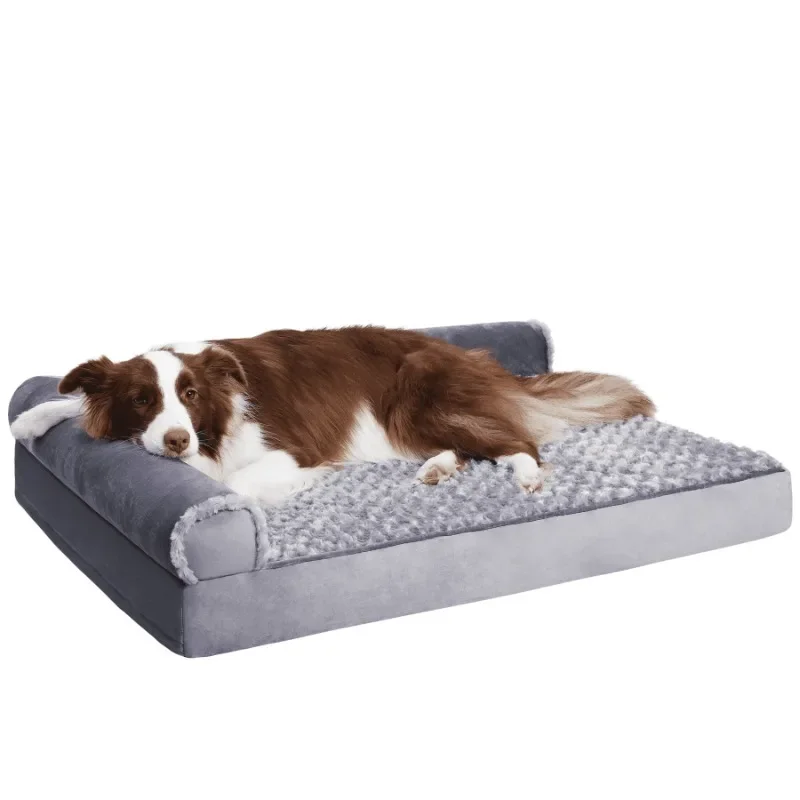 

Pet Couch Bed for Large Dogs Orthopedic Dog Bed Sofa with Waterproof Cover