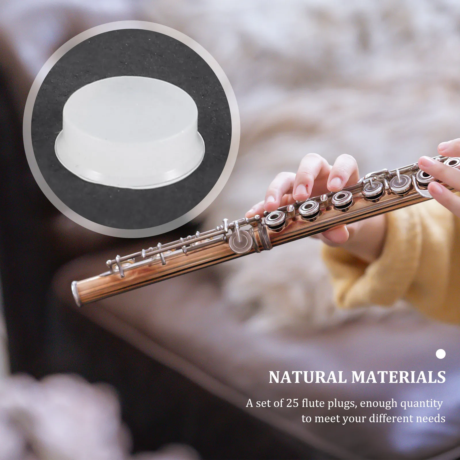 25Pcs Silicone Flute Plugs Fle - Musical Instrument Repairs ulasan dan harga