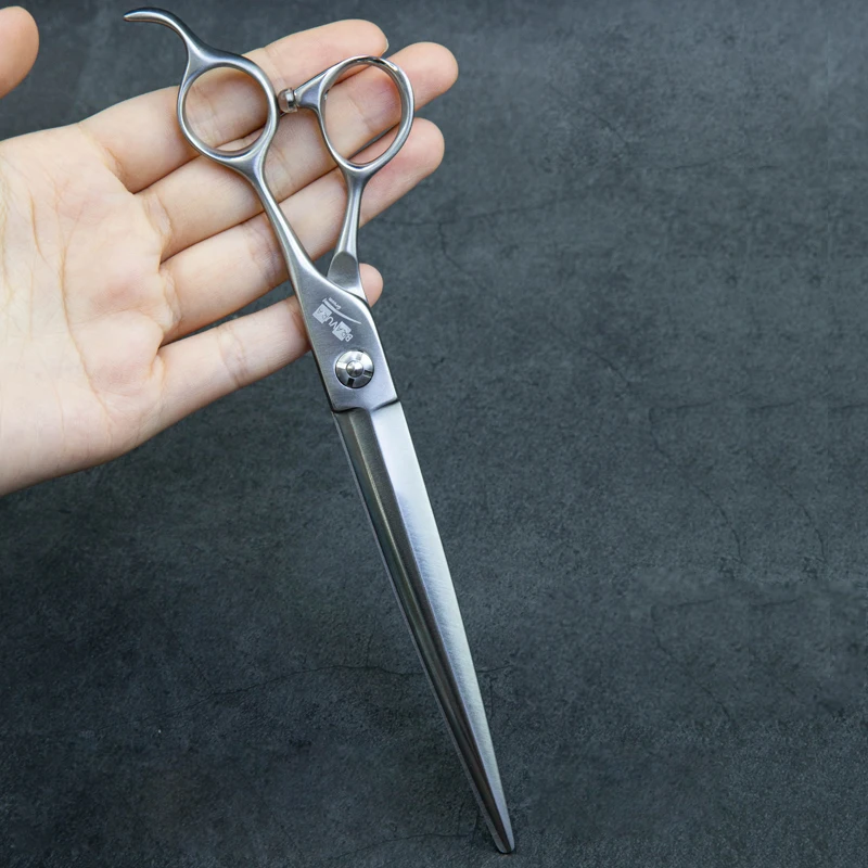 Pet Grooming Straight Shears Scissors Professional Handmade 7/7.5inch for Cats&Dogs Trimming Cutting Groomer 440c