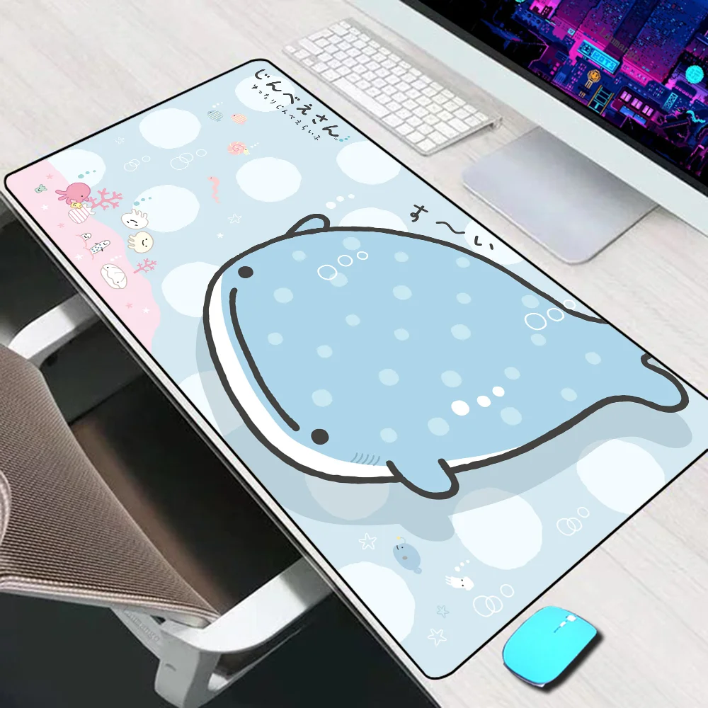 Japanese Cute Jinbesan Large Mouse Pad Gaming Accessories Mouse Mat XXL Laptop Keyboard Mat PC Gamer Desk Pad Computer Mousepad