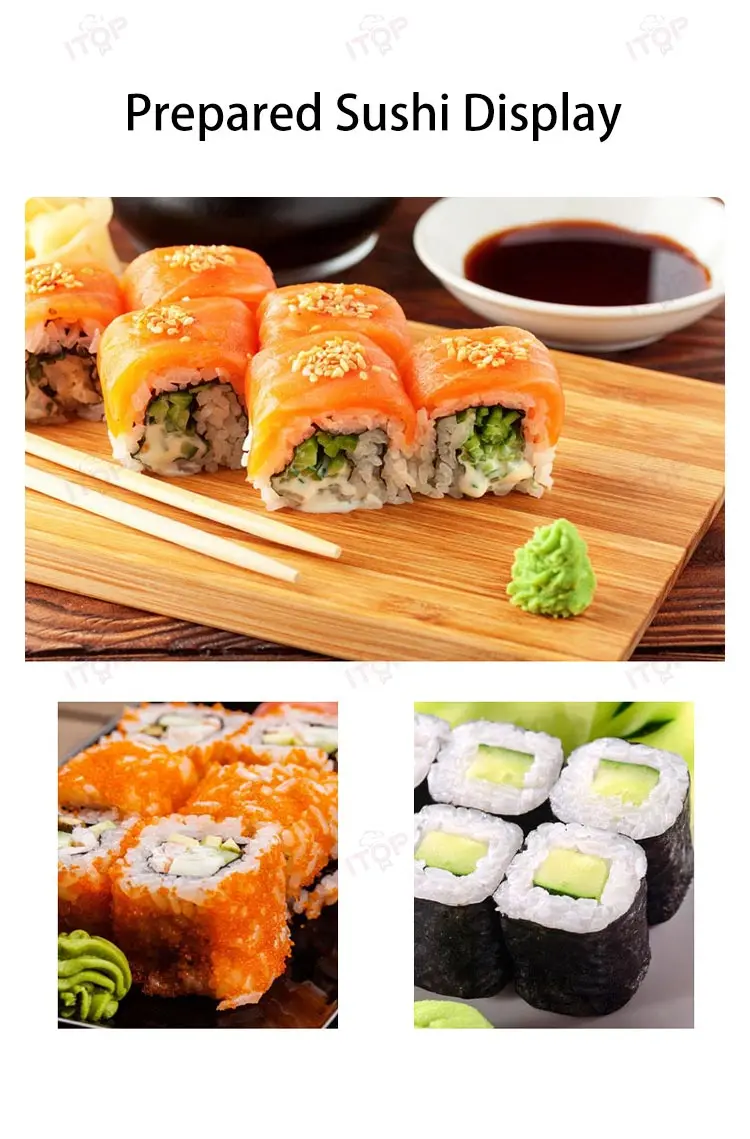 ITOP Commercial Sushi Roll Maker Sushi Making Machine Food Grade Material Sushi Forming Maker Sushi Roller Round/Square Shape