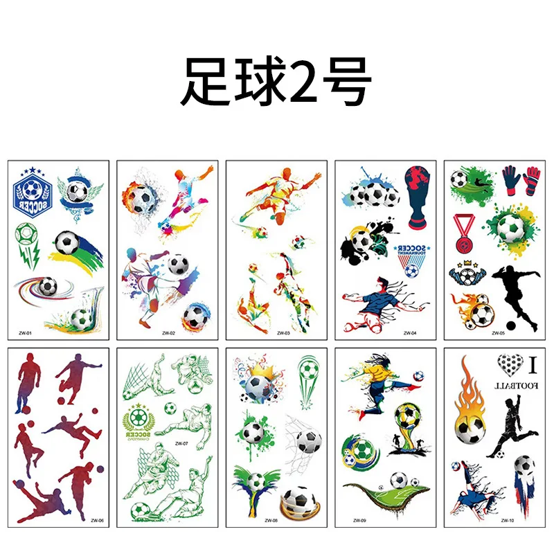 10 stücke kinder Tattoo Aufkleber Kinder Spielzeug Kreative Meerjungfrau Cartoon Nette Temporäre Aufkleber Gesicht Wasserdichte Tattoo Aufkleber-2