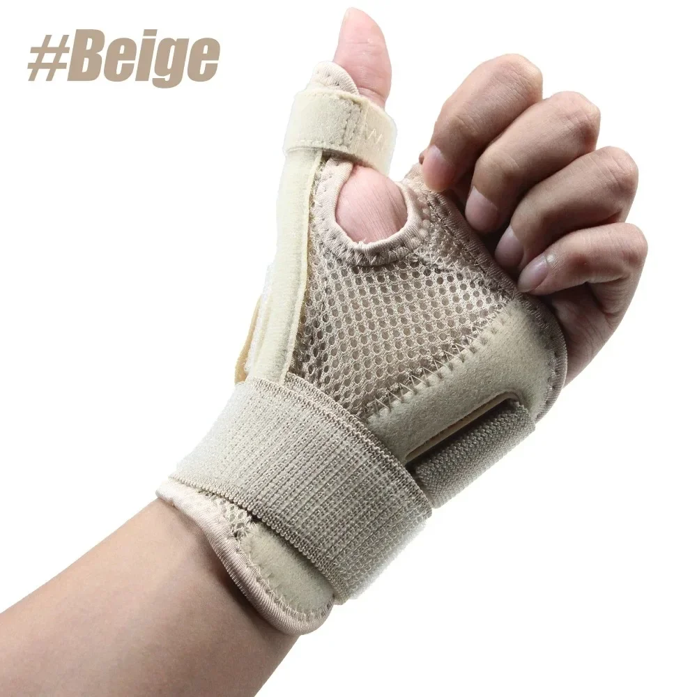 Flexible Handgelenk-Daumen-Stützorthese für Sehnenentzündung und Arthritis, atmungsaktiver Daumenschutz, passend für rechte und linke Hand – Detail 11