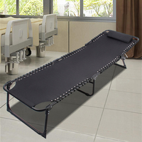 Outdoor Portable Folding Bed Portable Escort BedOffice Lunch Break Chair Folding Chair Office Lounger Outdoor Camping Bed