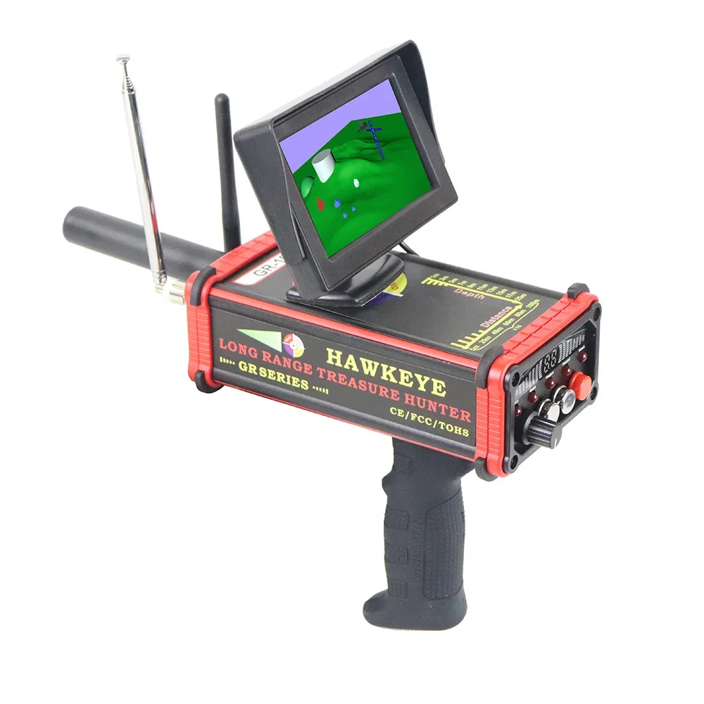 HAWKEYE GR-1000 Plus Underground Metal Detector GR1000  Gold Silver Copper Diamond  Finder Hunter