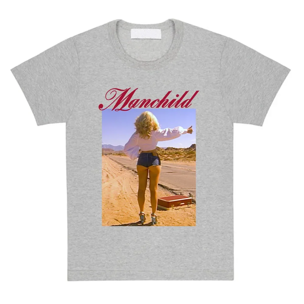 Frauen Männer T Shirt Manchild Foto Druck T-shirt Sabrina Carpenter Sänger Grafik T-shirts Baumwolle Sommer Oansatz Mode Weibliche Tees