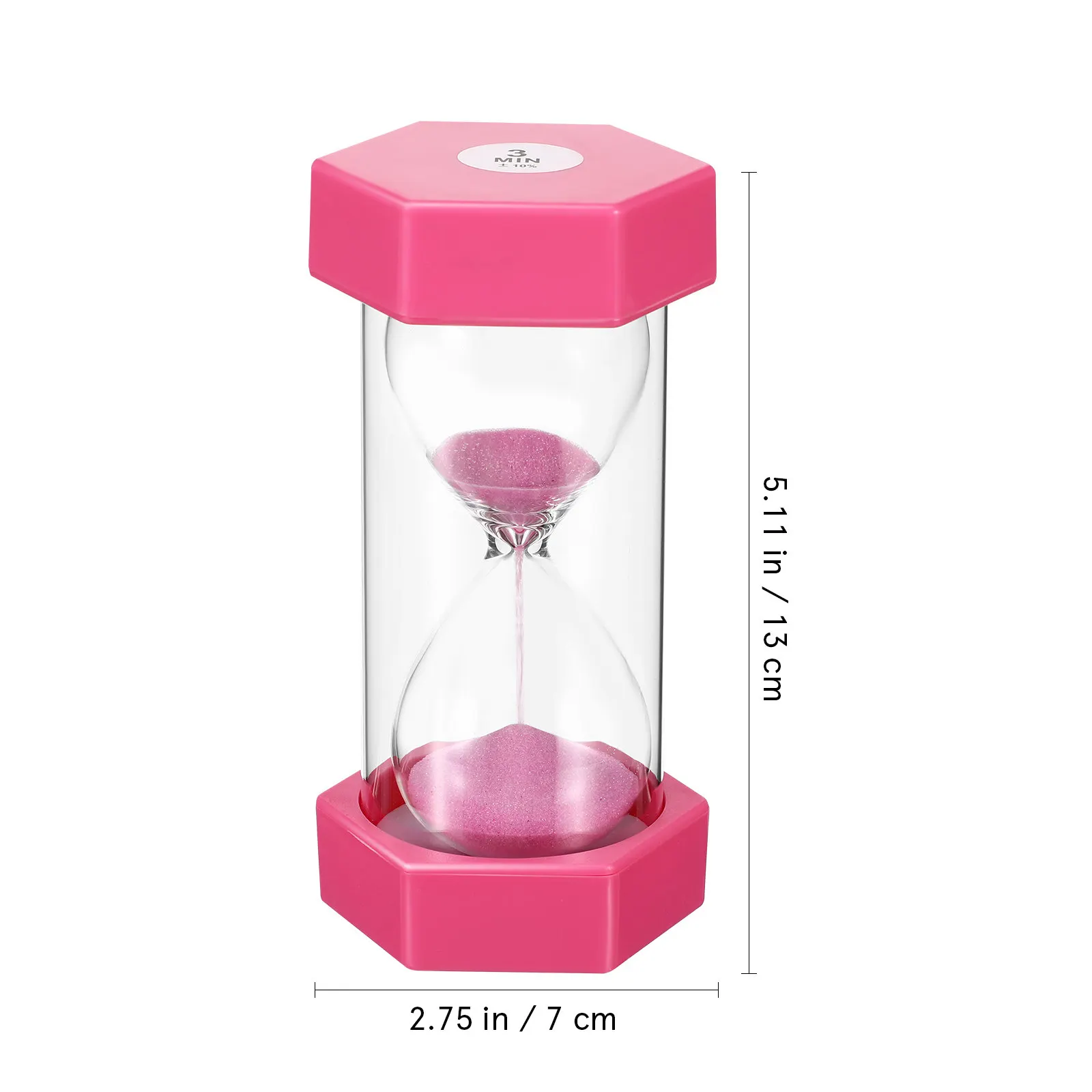 4Pcs Sturdy Glass Sand Timers 3Min 10Min 15Min 30Min Colorful Kids Task Timer for Classroom Games Homework Cooking Time Training
