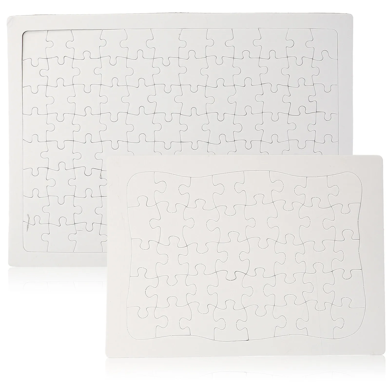 

2 набора заготовок для сублимации и граффити: пазлы для самостоятельной росписи, развивающие и увлекательные, для домашнего использования