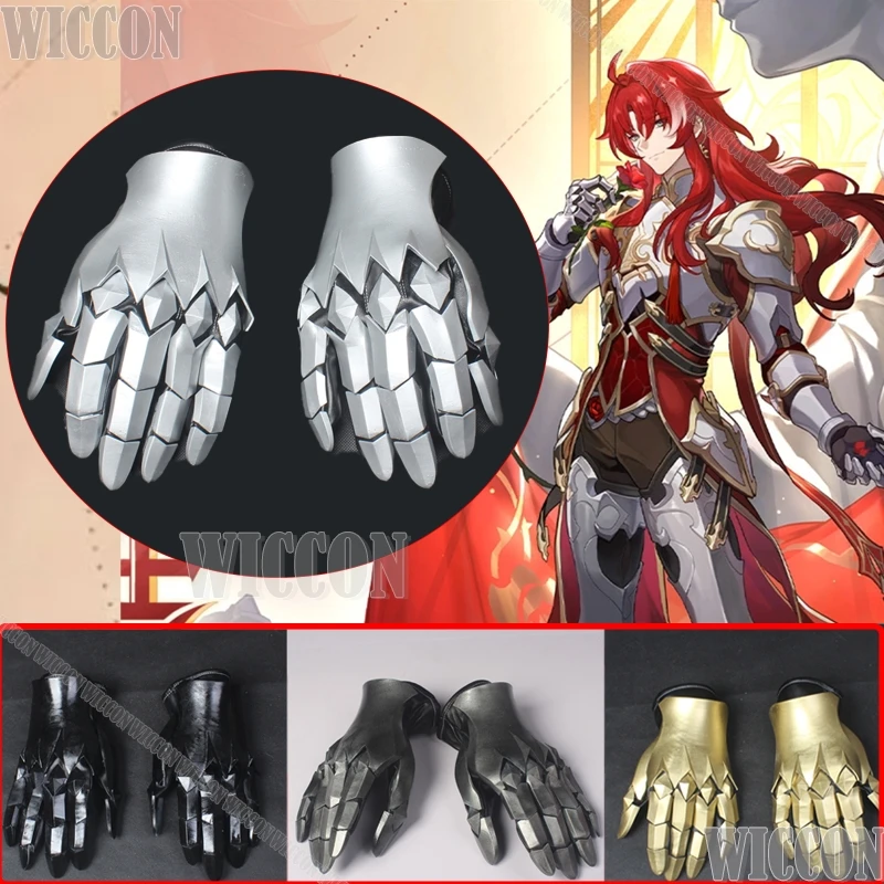 Honkai Star Rail Argenti Cosplay Arm Gloves Il Capitano Punk Mechanical Style Knight Hand Armor Vintage Cosplay Props Customized