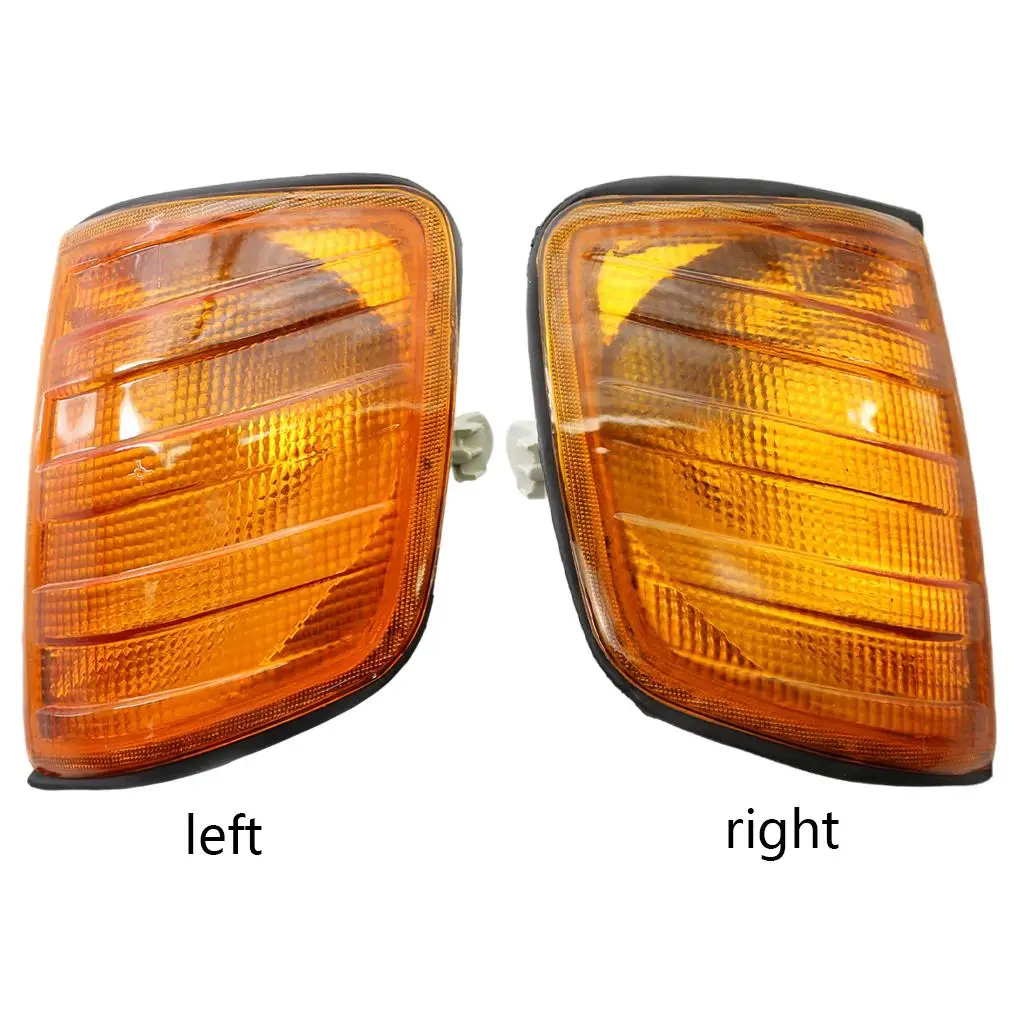 Plastic Amber Corner Light Parking Lamp Turn Light for Mercedes W124 E60 E300 E36 for Sedan 1985-95 1248260043/124826014